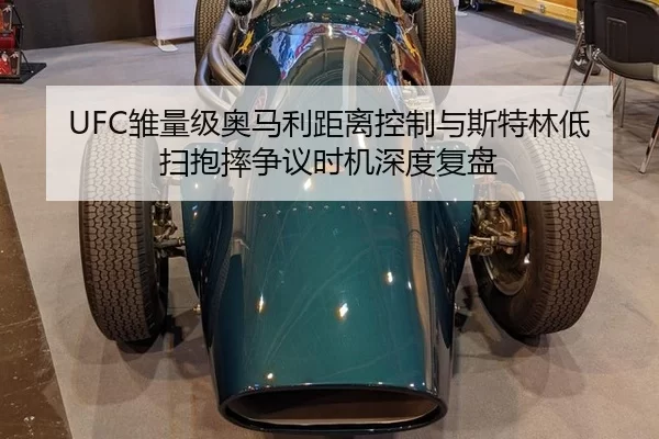 UFC雏量级奥马利距离控制与斯特林低扫抱摔争议时机深度复盘